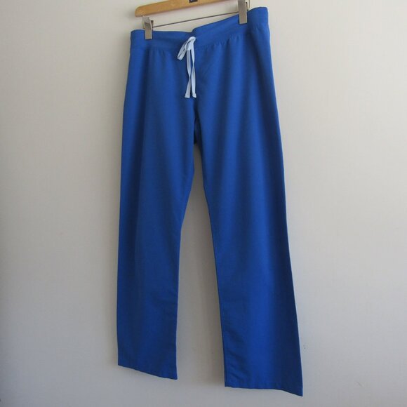 Figs Livingston Basic Scrub Pants Medium Women's Blue Nurse Medical Health - Picture 4 of 13